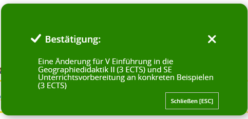 Best&auml;tigungsfeld erfolgreiche Pr&uuml;fungsanmeldung