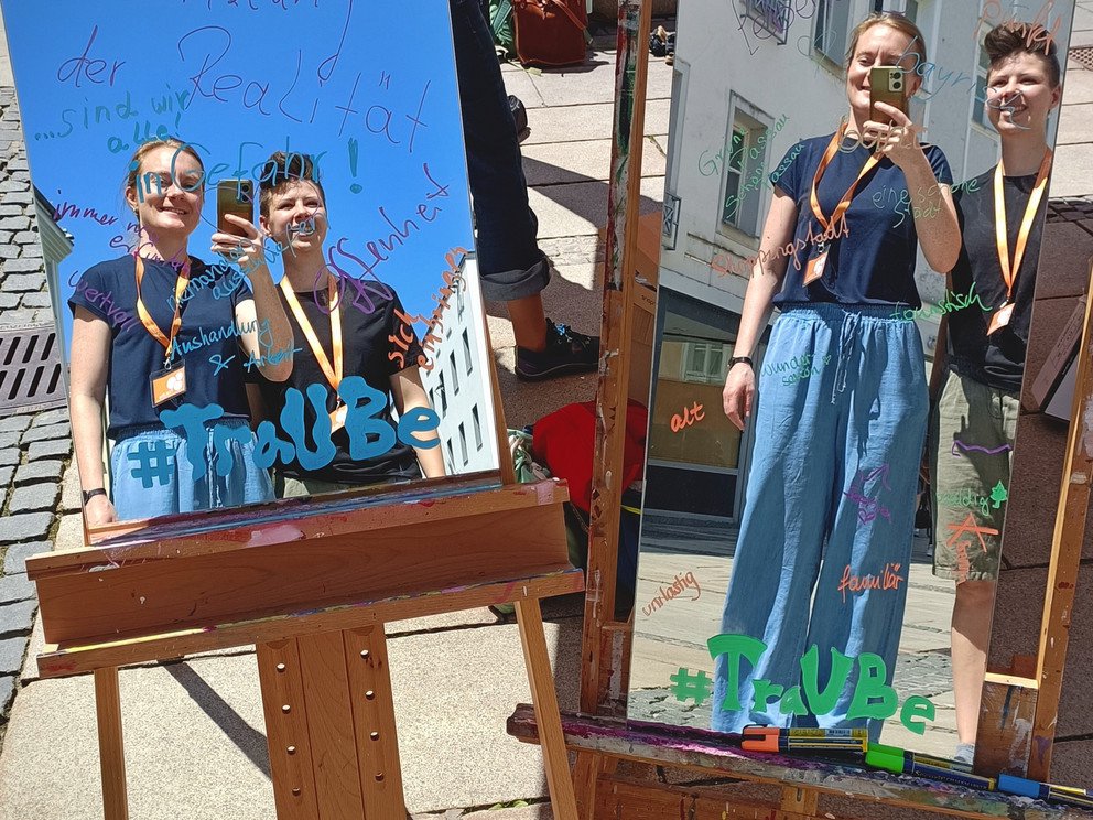 Spiegelung von Dr. Ina Voshabe und Cosma Bothe