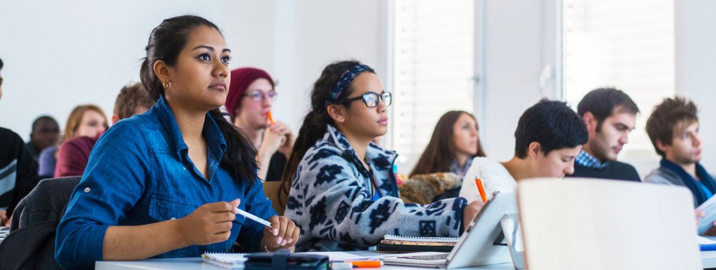 students in a seminar