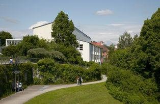 Path leading up to the refectory