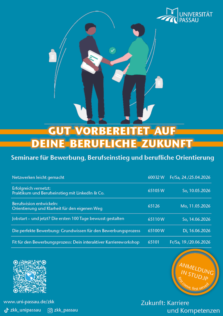 Angebot Bewerbungskompetenzen
