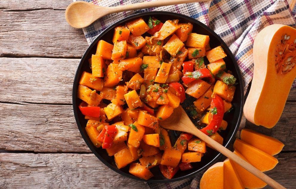 Curried butternut squash