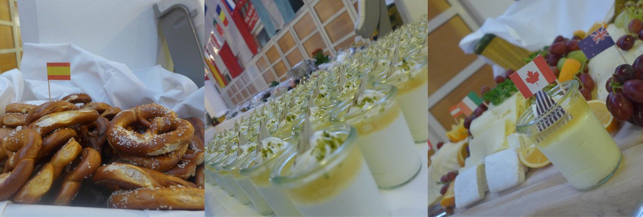 Some of the culinary delights offered at a previous year's president's welcome