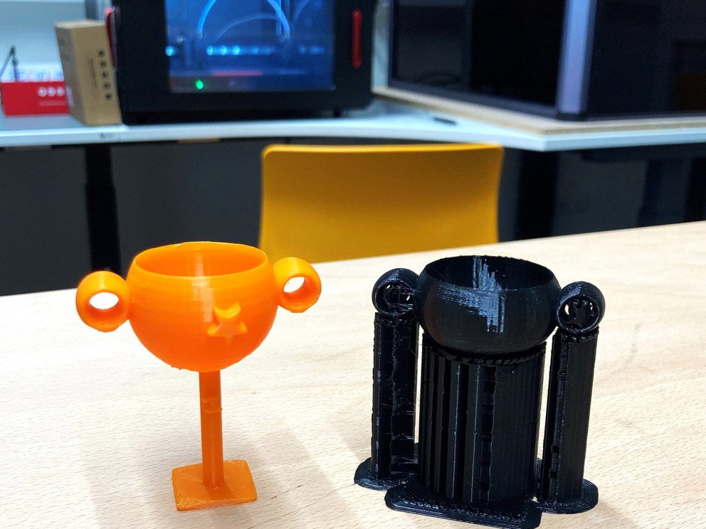 3D-gedruckte Pokale