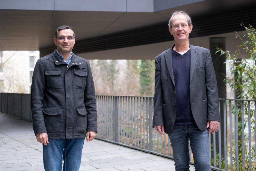 Abdorasoul Ghasemi (l.) und Prof. Dr. Ing. Hermann de Meer Abdorasoul Ghasemi (l.) und Prof. Dr. Ing. Hermann de Meer