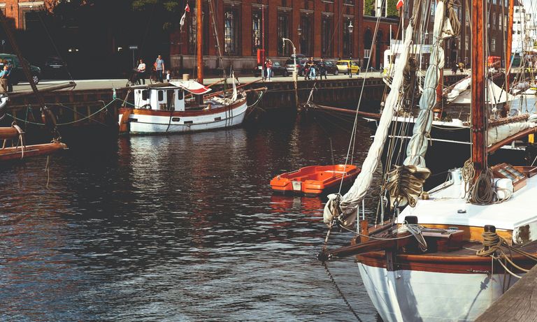 Boote in Kopenhagen