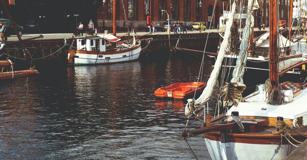Boote in Kopenhagen