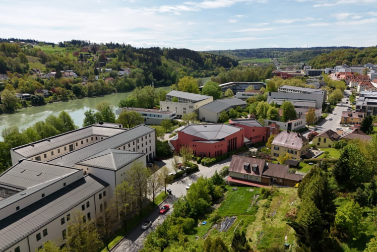 Drohnenaufnahme des Campus