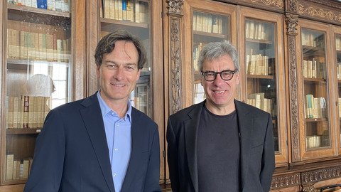 Prof. Ehrhardt und Prof. Barmeyer