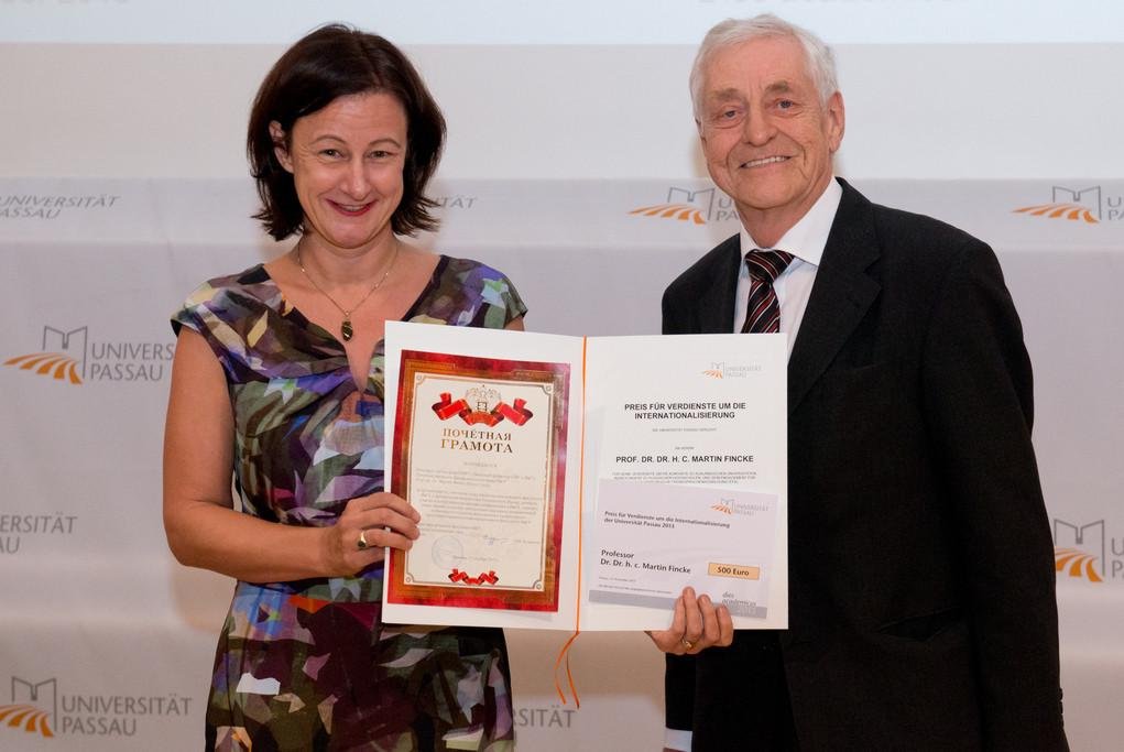 Prof. Dr. Ursula Reutner und Prof. Dr. Dr. h. c. Martin Finke