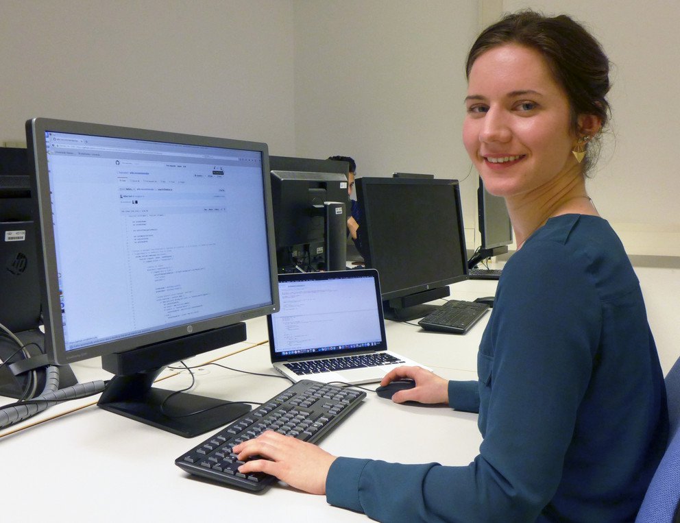 Informatikstudentin Lisa Wagner. Foto: Universit&auml;t Passau