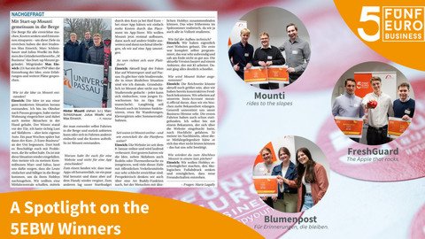 The 5EBW winners' get media attention