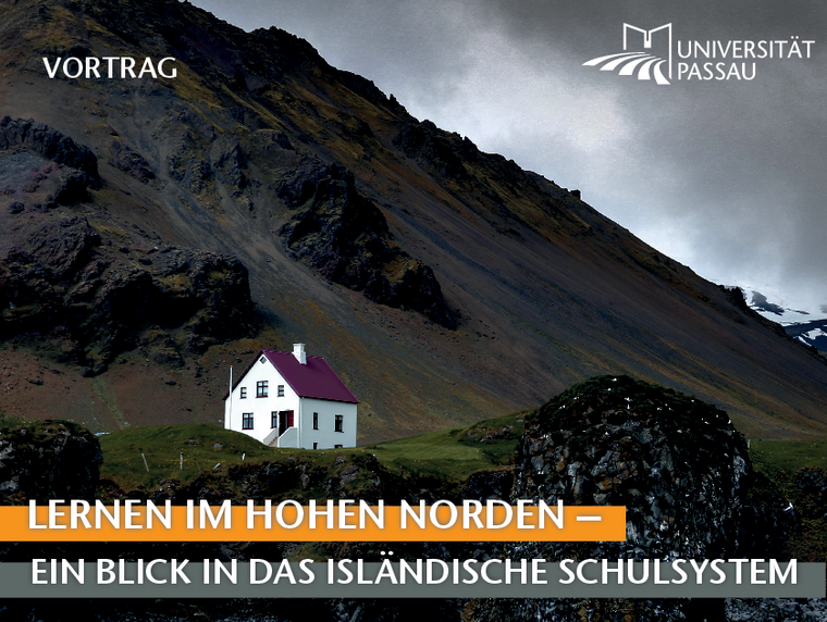 Plakat Vortrag Lernen im hohen Norden - ein Blick in das isländische Schulsystem 