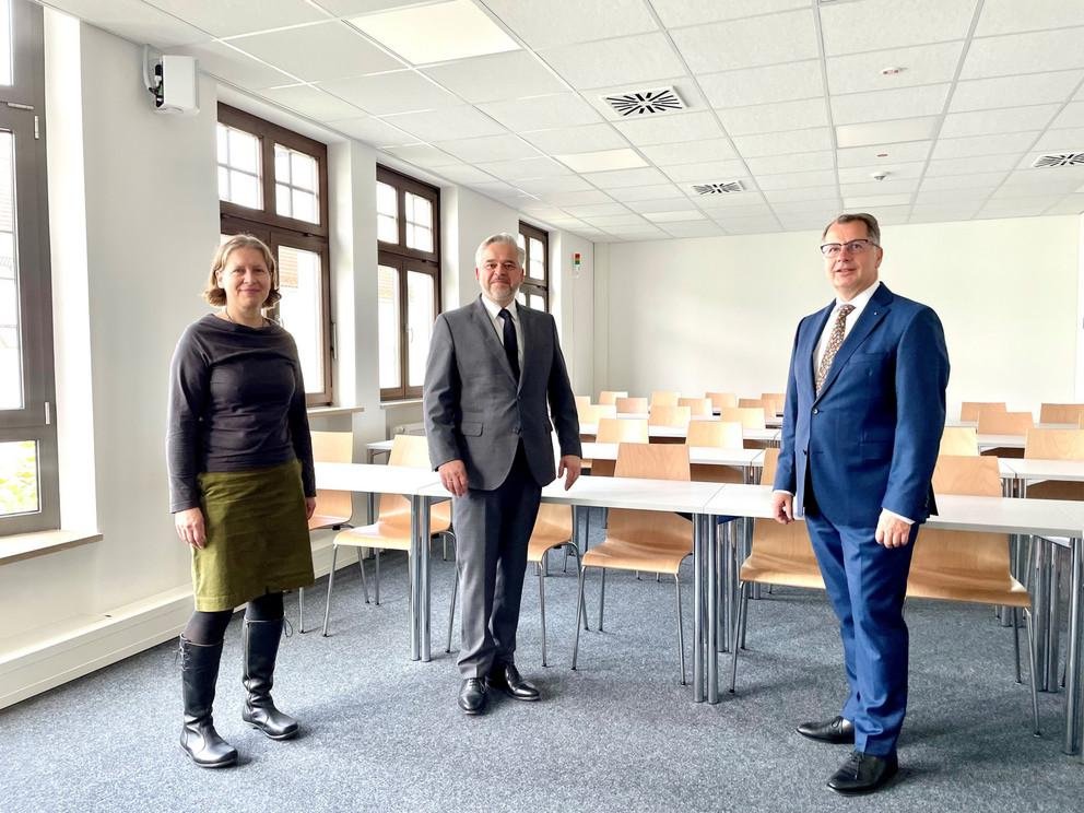Schlüsselübergabe Sprakassenhaus