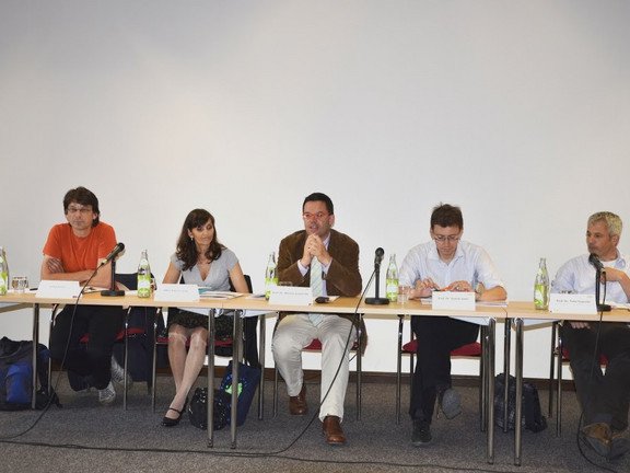Podiumsdiskussion, Foto: Biling