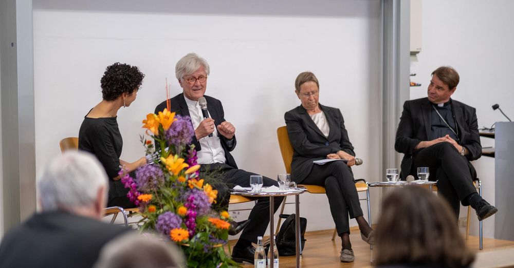Katrina Jordan, Prof. Dr. Heinrich Bedford-Strohm, Prof. Dr. Ulrike Beisiegel und Stefan Oster