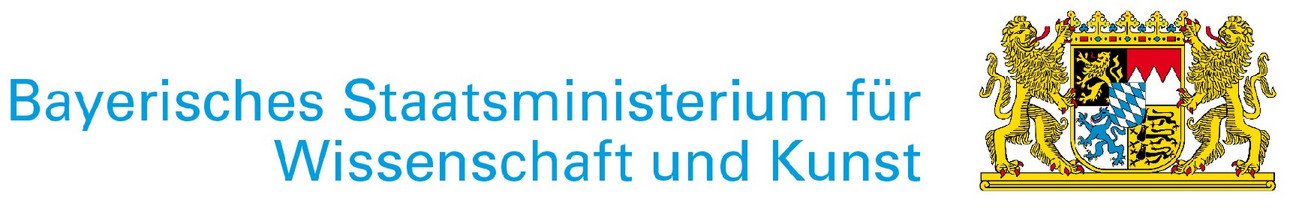 Logo des Bayerischen Staatsministeriums f&uuml;r Wissenschaft und Kunst