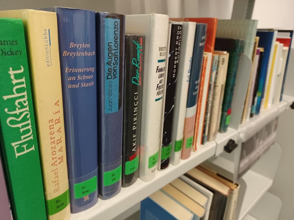 Bücher aus dem Tauschbücher-Regal
