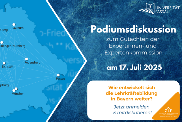 Plakat zur Podiumsdiskussion