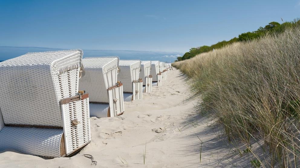Strandkörbe Ostseestrand