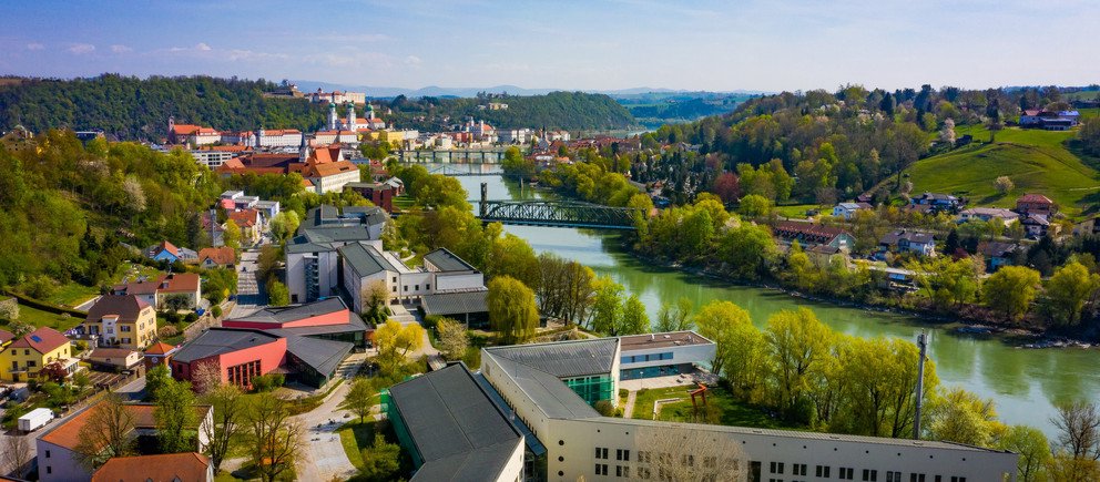 Luftbild Uni Passau