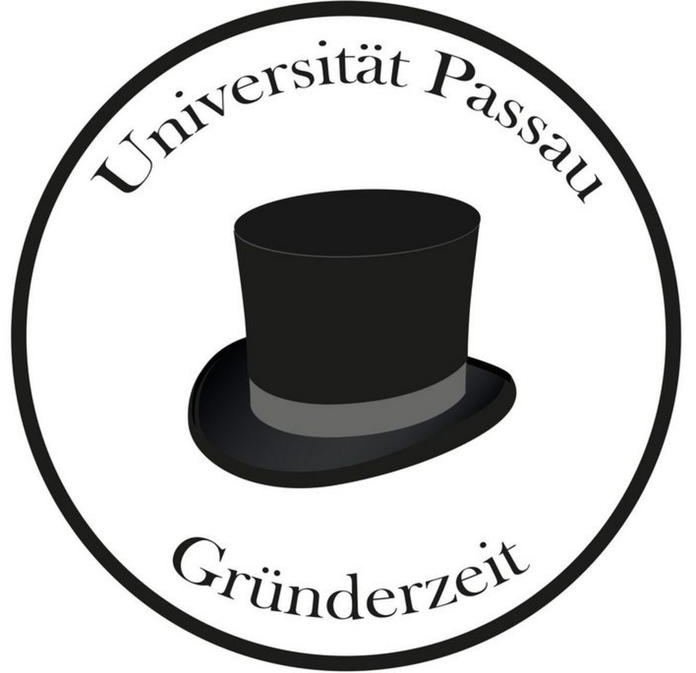 Gründerzeit University of Passau: Top hat with "Gründerzeit"-lettering