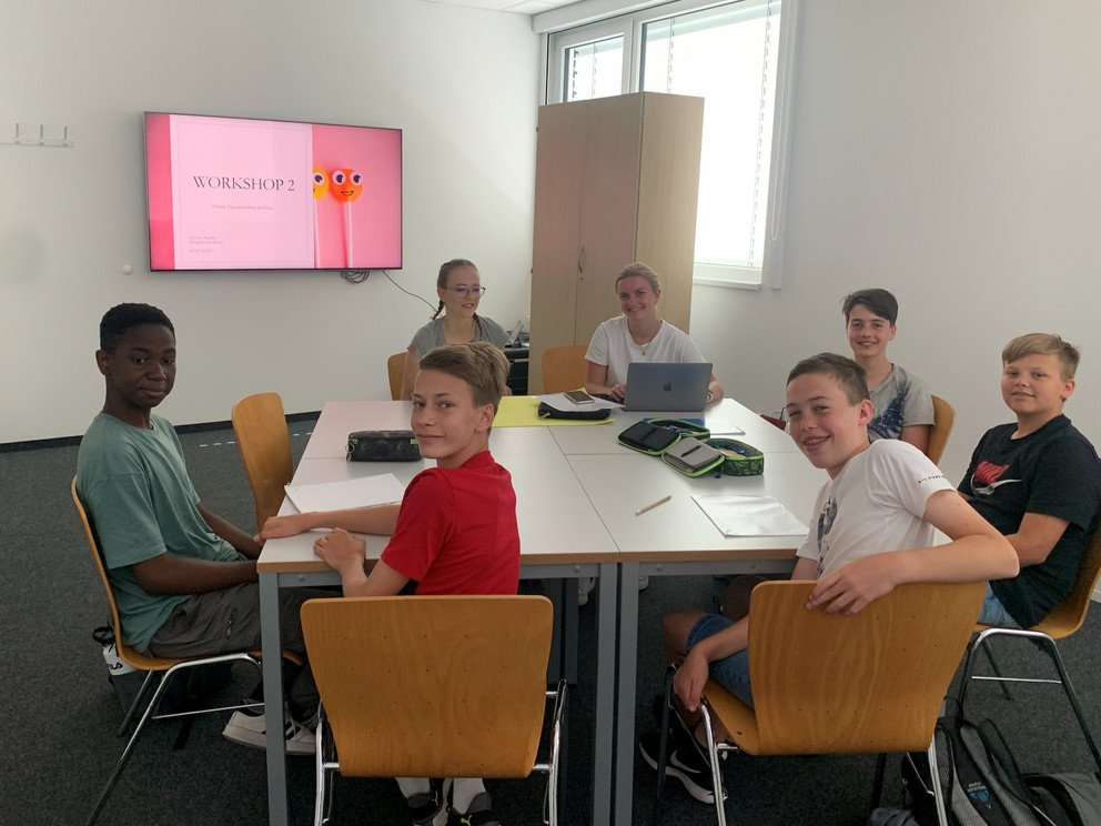 Workshop im Laborraum