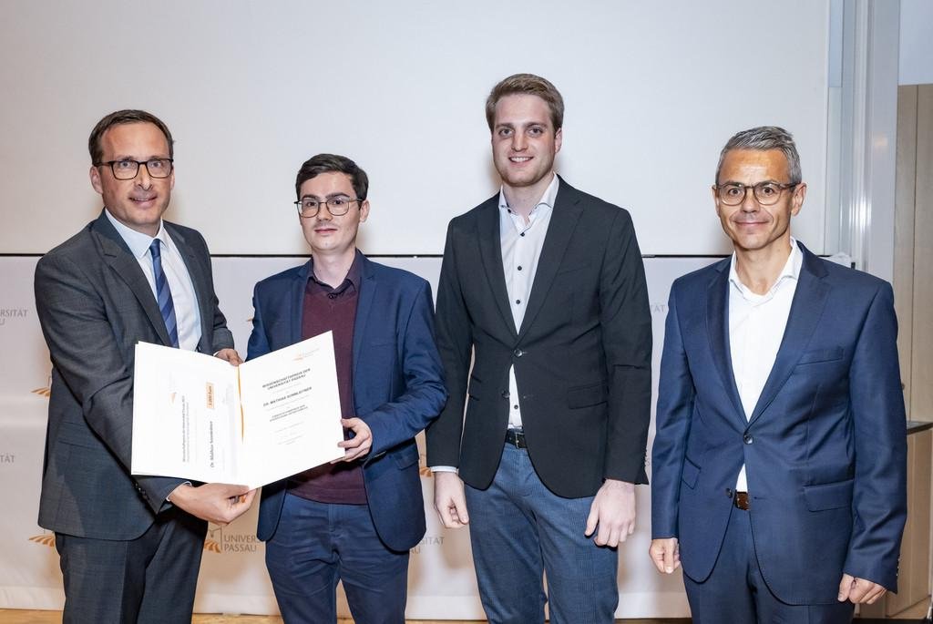 von links: Dr. Jan H. Schumann, Dr. Mathias Sonnleiter, Stephan Brandler, Michael Gruber