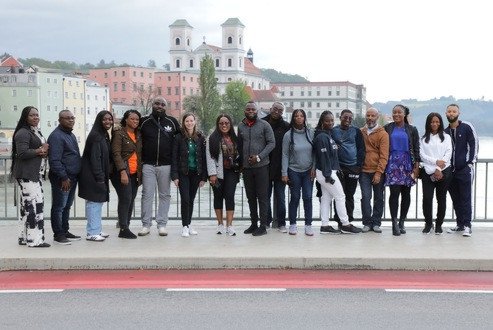 Die Gäste aus Ghana bei einer Stadtführung durch Passau, Foto: privat