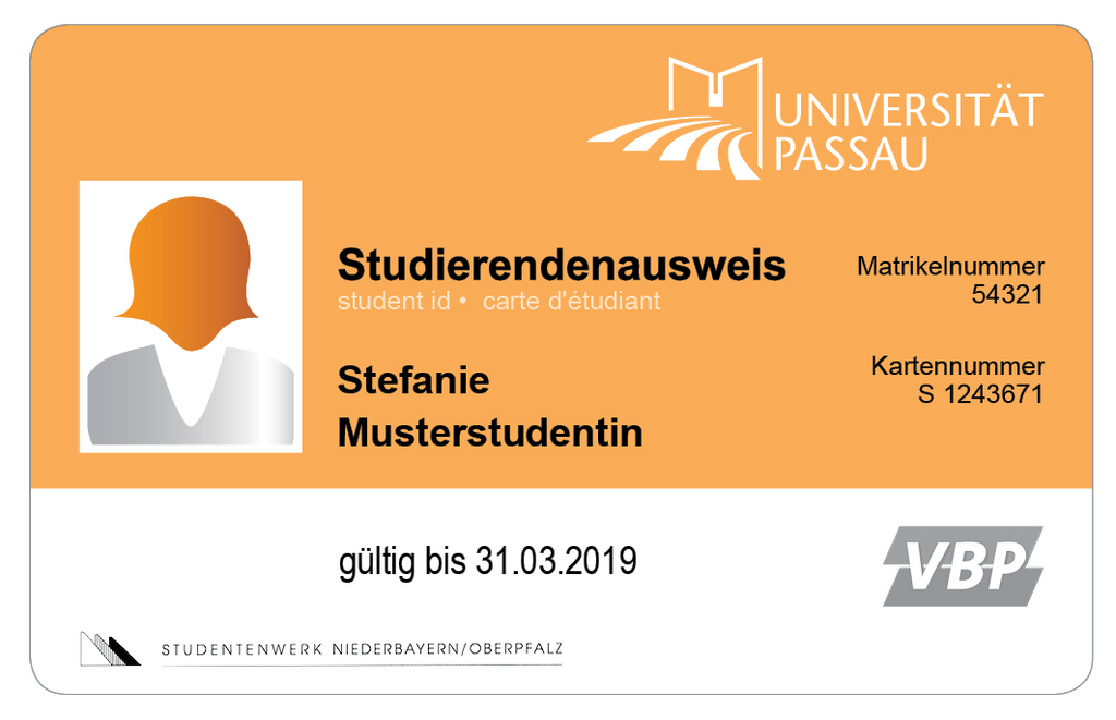 Picture of a Campuscard