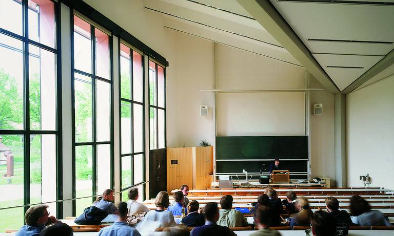 Students in a lecture hall