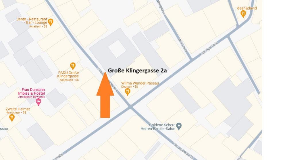 Lageplan Große Klingergasse 2a