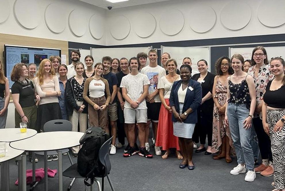 Teilnehmerinnen und Teilnehmer des interaktiven Workshops. Foto: Universität Passau