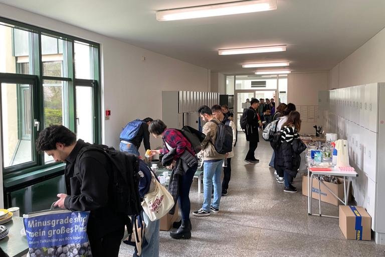 Tauschaktion in der Uni Passau