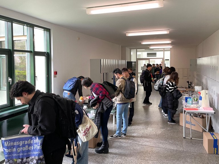 Tauschaktion in der Uni Passau