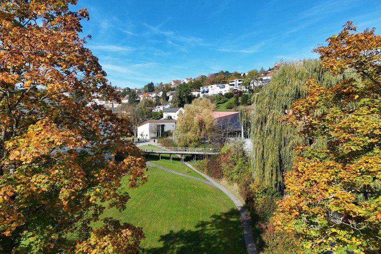 Campus Uni Passau im Herbst aus der Bilddatenbank der Universitt