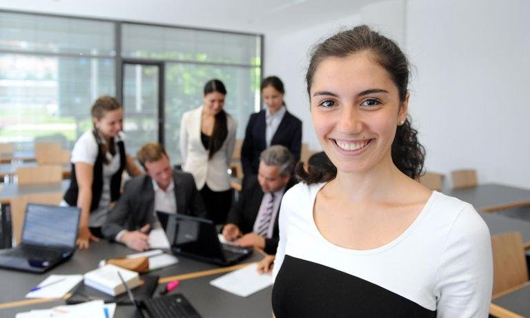 A female student