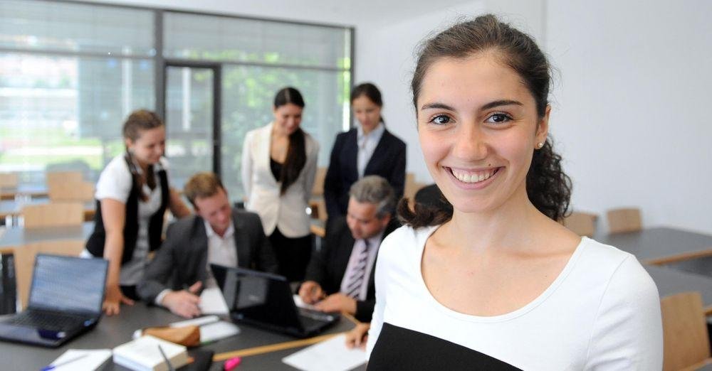 A female student