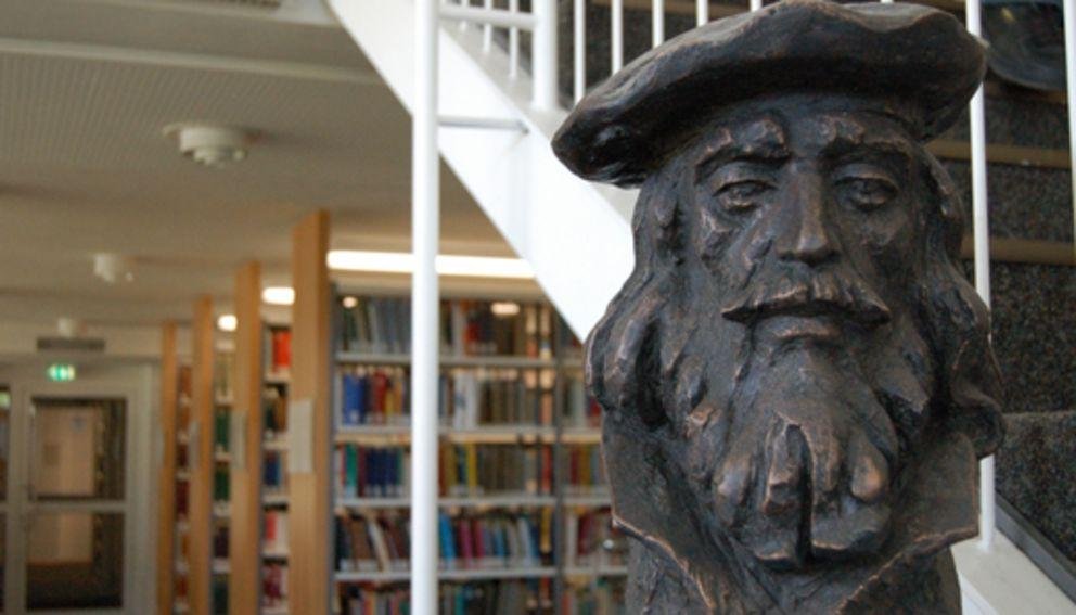 Saint Ivo of Kermartin, the patron saint of lawyers A bust of Saint Ivo of Kermartin