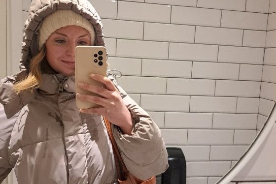 Joana im schwedischen Winter