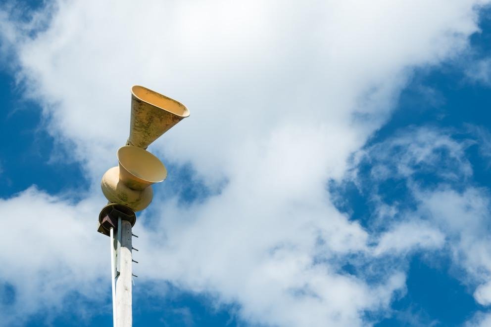 A civil defence siren (stock photo). Image credit: Colourbox