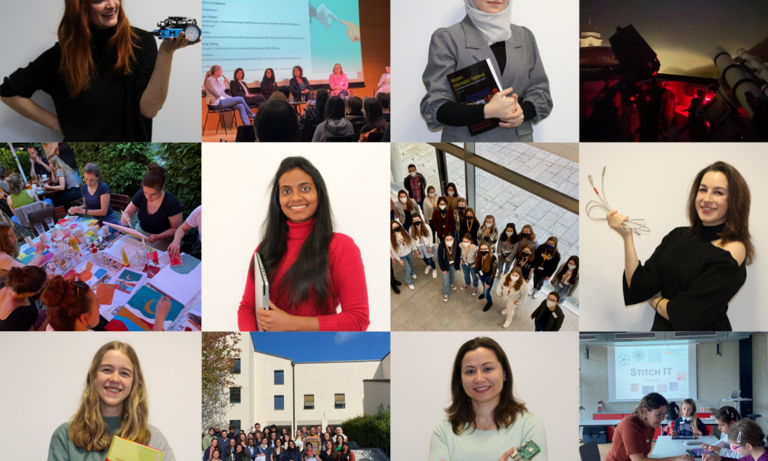 Different people and their project particpating in the MINT-Women's-Network