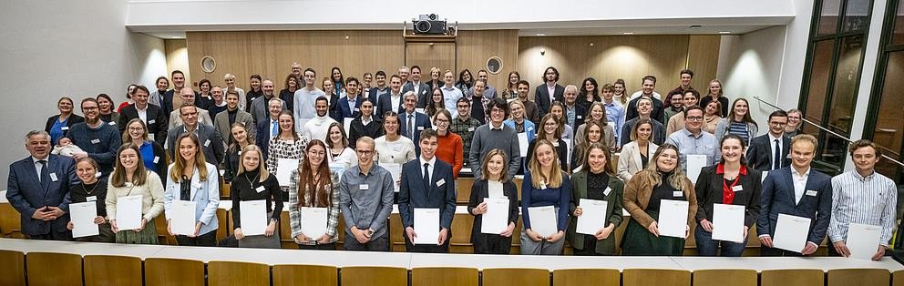 In diesem Jahr erhalten insgesamt 64 besonders begabte und engagierte Studierende an der Universität Passau ein Deutschlandstipendium. Foto: Universität Passau 