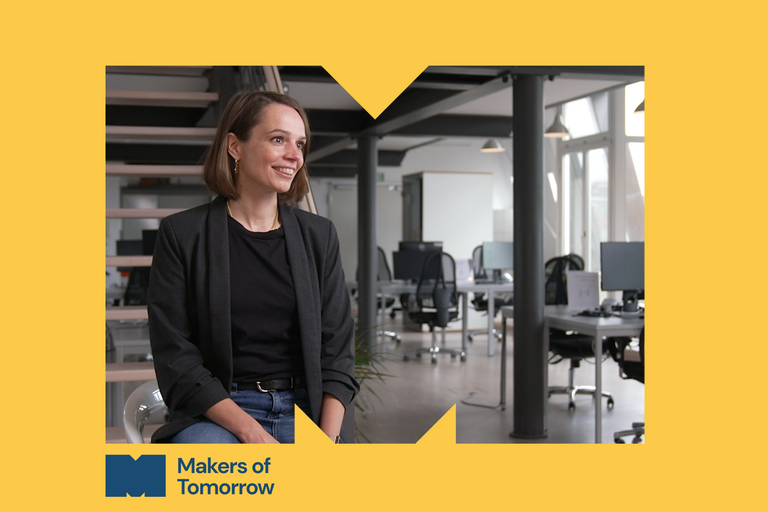 Dekoratives Bild der Kachel 'Makers of Tomorrow'