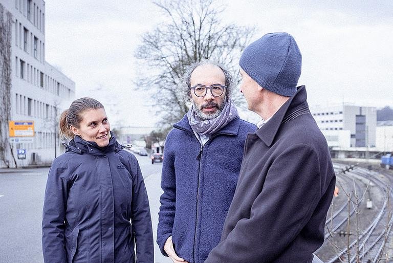 Dr. Katharina Werner, Dr. Gianluca Grimalda and Professor Graf Lambsdorff 