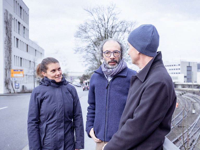 Dr. Katharina Werner, Dr. Gianluca Grimalda and Professor Graf Lambsdorff 