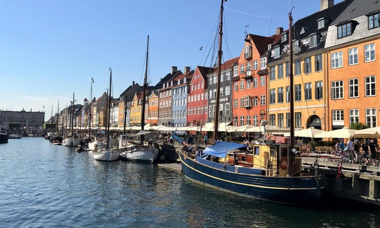 Hafenpromenade in Kopenhagen