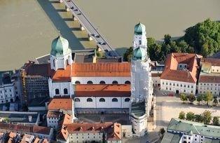 Aerial view of the cathedral