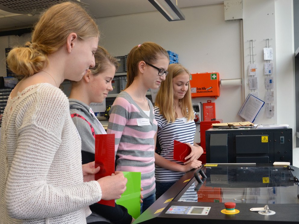 Arbeiten mit dem Lasercutter