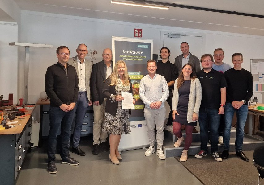 Das Projekt InnRaum³ wird zur Freude der Beteiligten fortgesetzt; Foto: Raiffeisen Techno-Z Schärding